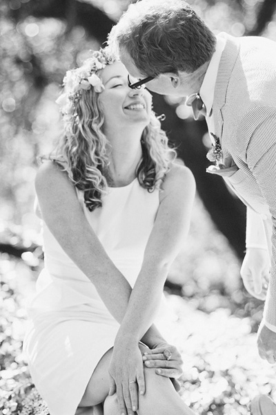 Casual California wedding