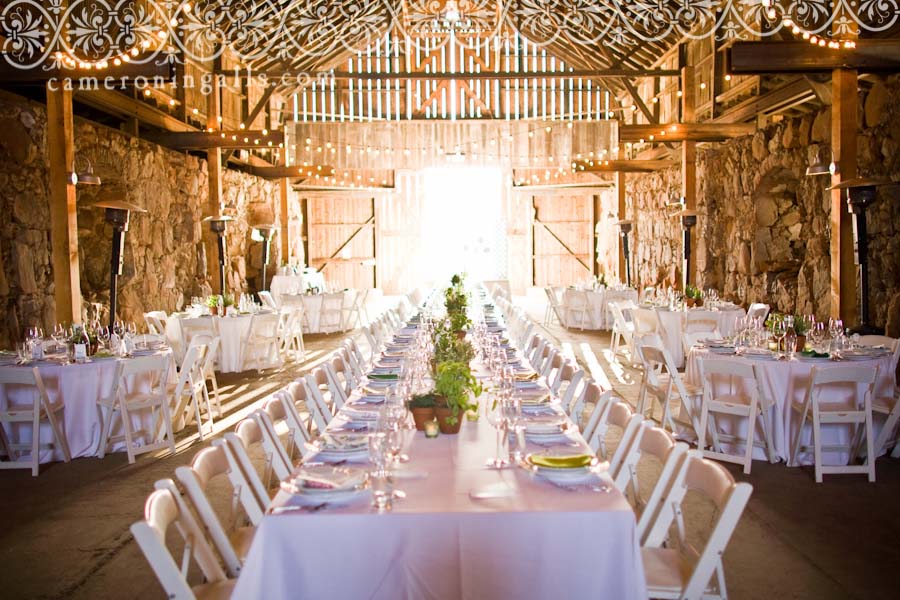 What are some tips for renting a rustic barn as a wedding venue?
