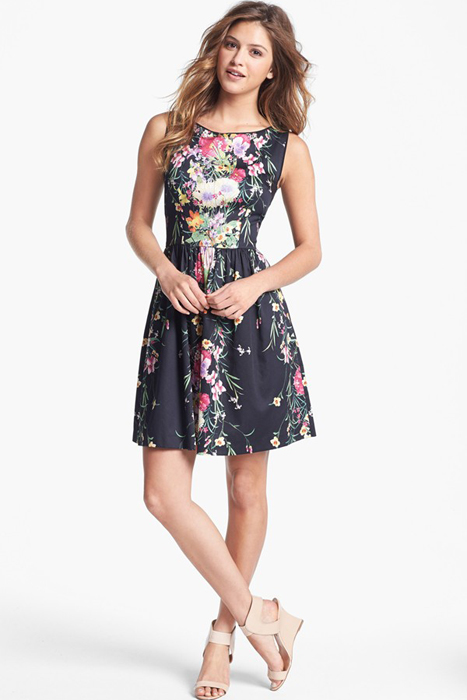 Floral and Printed Bridesmaid Dresses | Ivy & Blu for Maggy Boutique Print Fit & Flare Dress