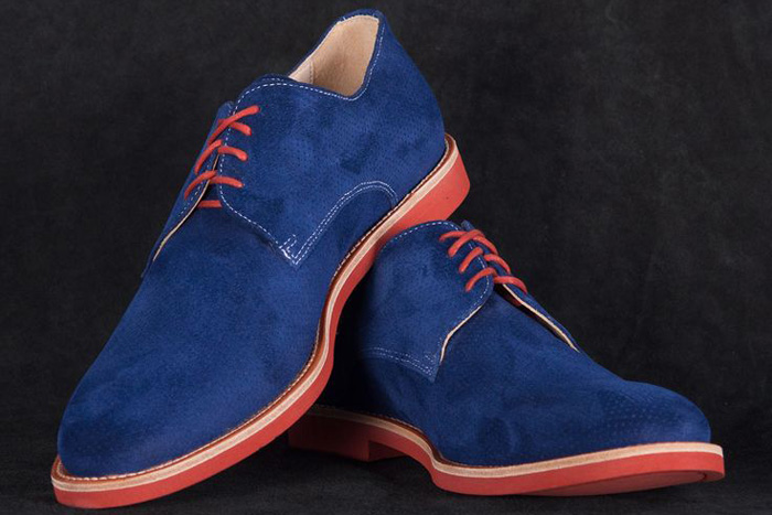 Stylish Groom Accessories | Blue Suede Shoes