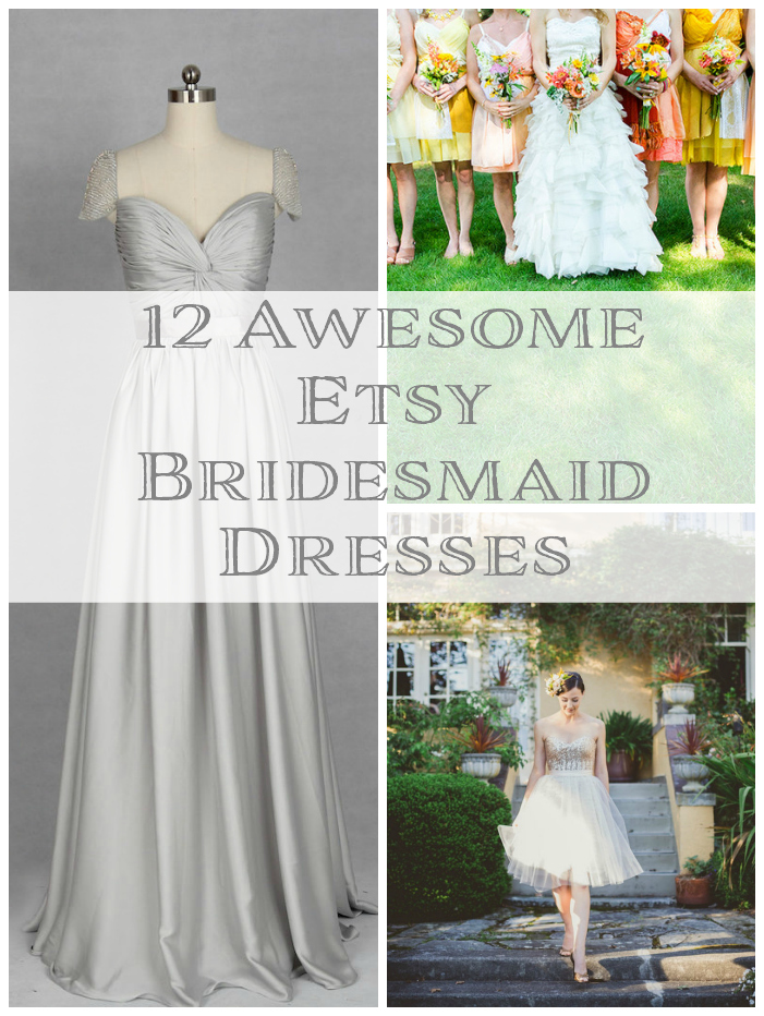 12 Awesome Etsy Bridesmaid Dresses