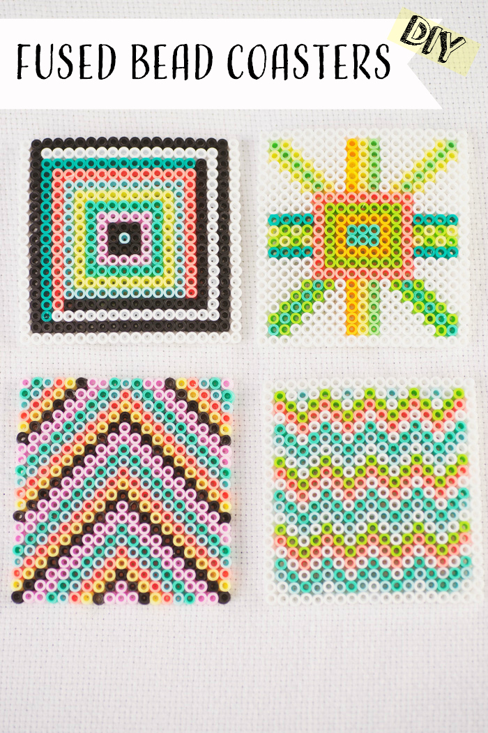 DIY Perler Bead Coasters