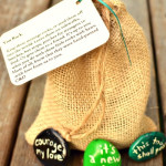 DIY Message Stone Favors