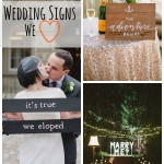 20 Wedding Signs We Love