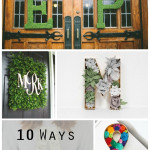 Letter Love: 10 Ways to Use Letters in Your Wedding Decor