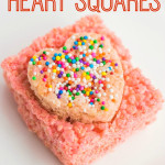 DIY Rice Krispie Heart Squares
