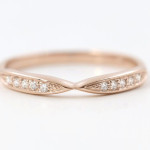 8 Minimalist Rose Gold Wedding Rings She’ll Love