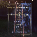 10 Beautiful (and Unique!) Wedding Welcome Signs From Etsy