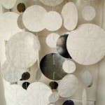 DIY Snow Garland Made from Wallpaper