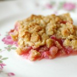 Recipes for Rhubarb: Rhubarb Crunch and a Life Lesson