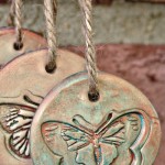 DIY Favor Tags: Antiqued Clay Tags