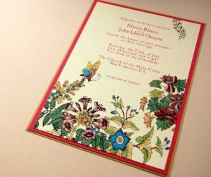 Garden Wedding Invitations by Inkylivie