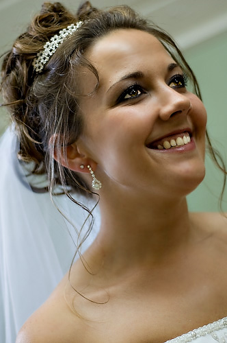 Outdoor bride closeup in Texas. Photo by Treva Tribit