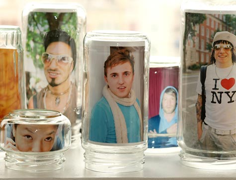 wedding photo jar frames