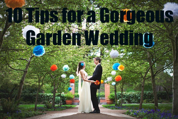 small garden wedding tips