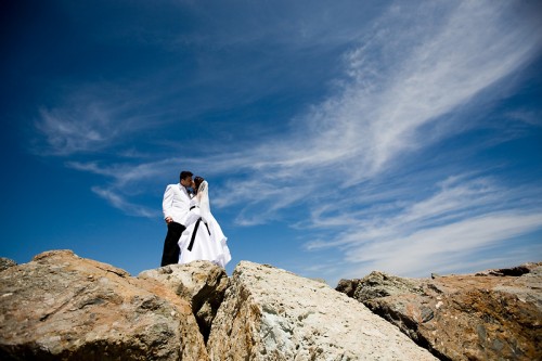 outdoor destination wedding in california