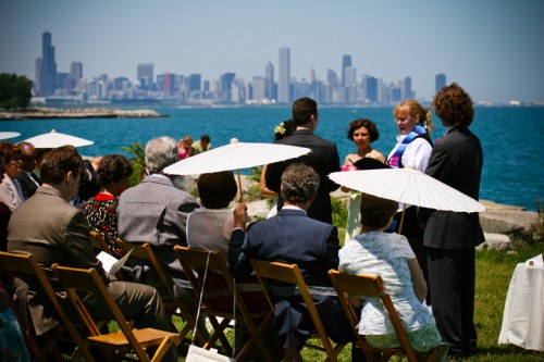 outdoor wedding chicago