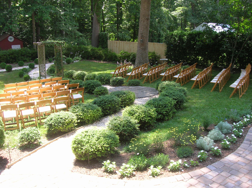 outdoor diy wedding ceremony