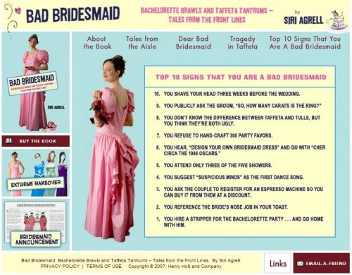 bad bridesmaid screen