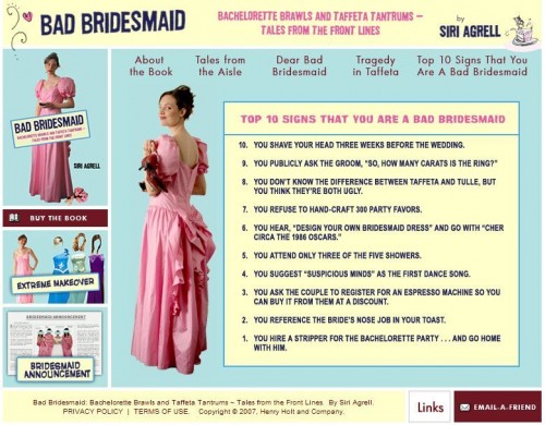 bad bridesmaid screen