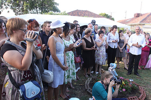 outdoor wedding ceremony in australia