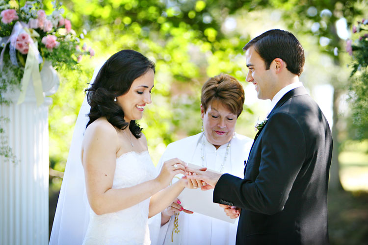 outdoor wedding ceremony