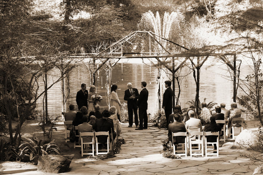 forest wedding ceremony