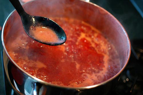 strawberry jam homemade