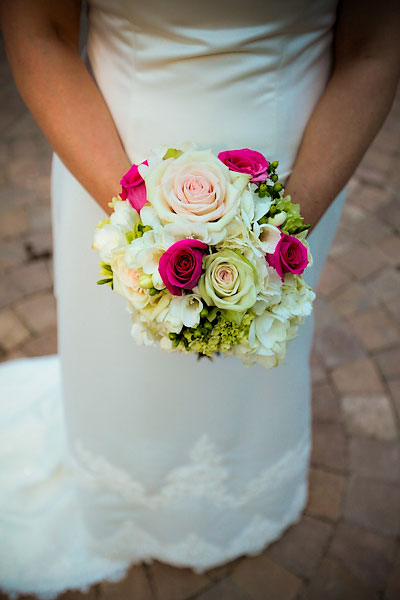 wedding bouquet with roses