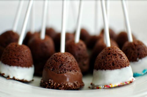 DIY brownie pops