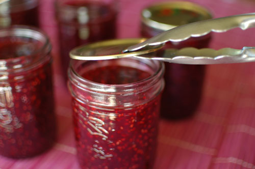 homemade raspberry jam