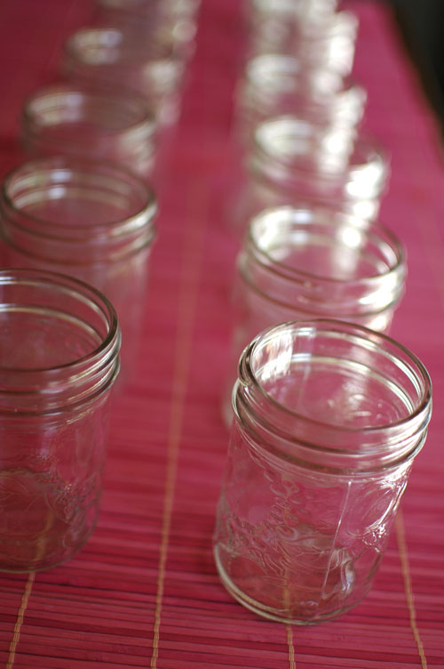 mason jars for canning jam