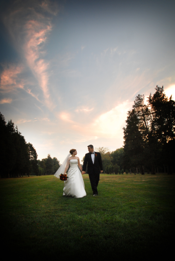 outdoor wedding at wadsworth mansion