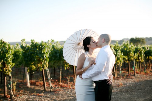 vineyard wedding in california