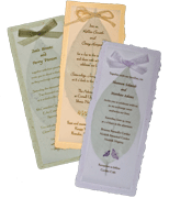 green wedding invitations