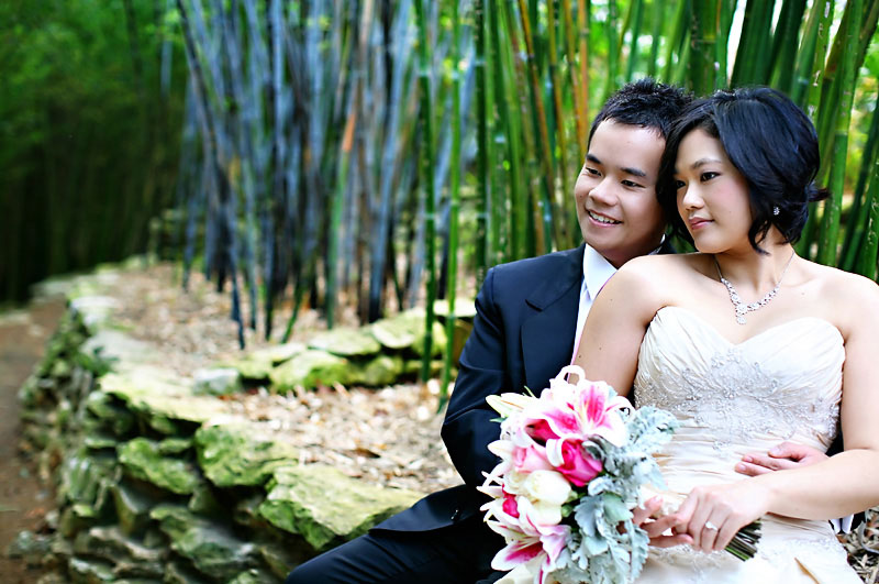 austin wedding couple