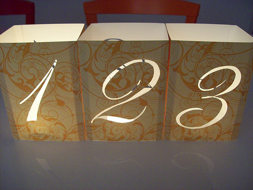 diy table numbers