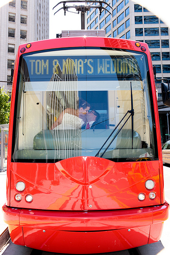 seattle trolley wedding