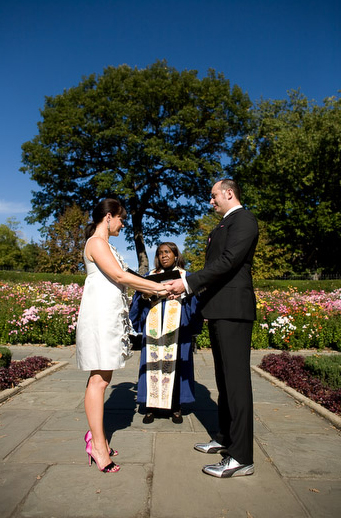 central park wedding ceremony