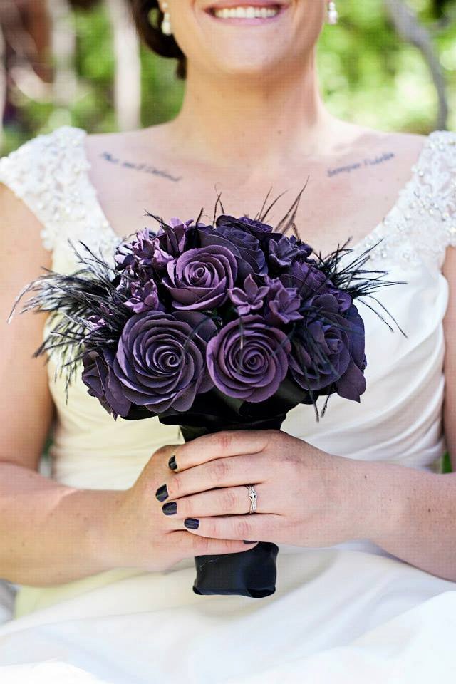 gothic clay bouquet