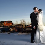 winter wedding in alberta