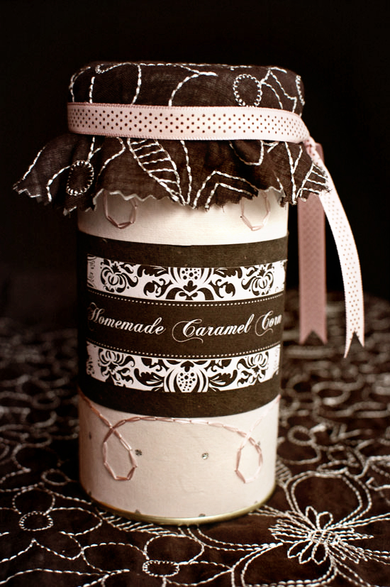 caramel corn wedding favors