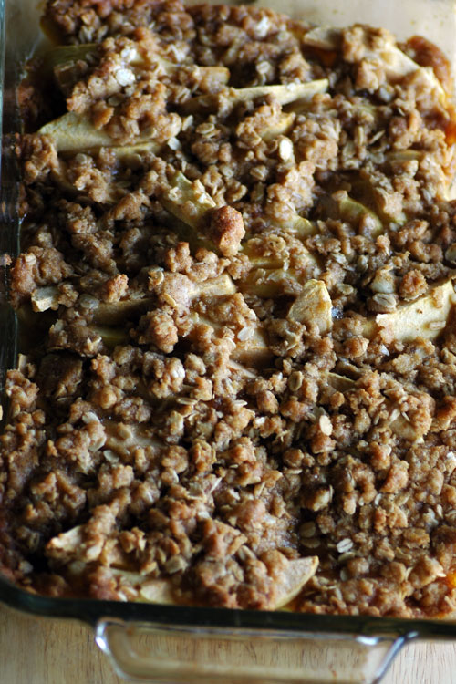 oatmeal apple crisp