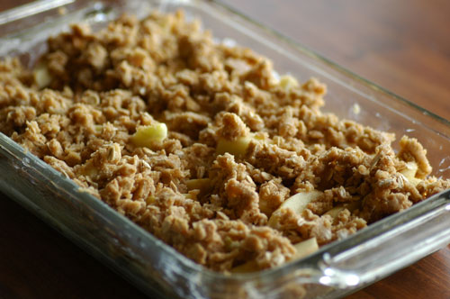 oatmeal apple crisp