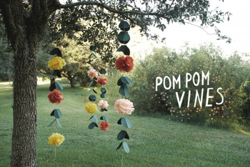 diy wedding pom poms