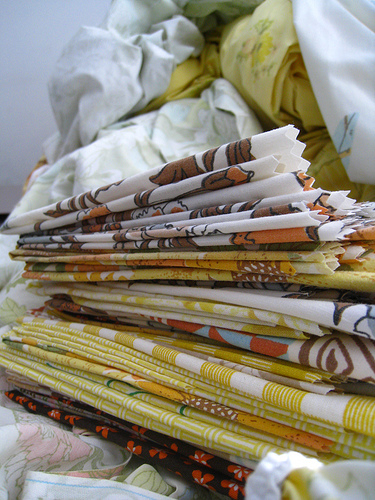 vintage diy napkins