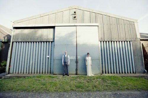 vintage wedding at a farm