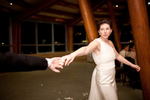 bride dancing