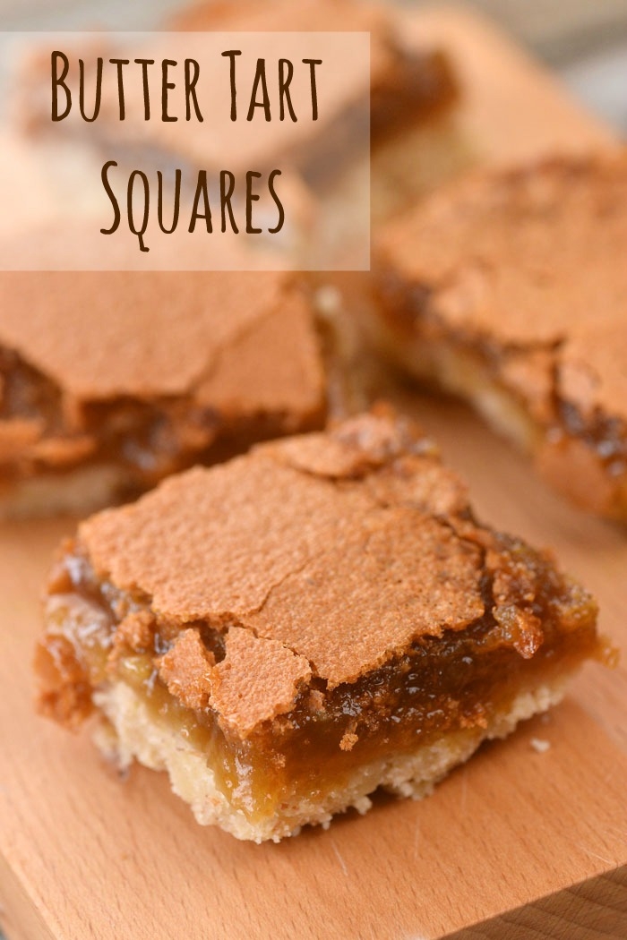 butter tart squares