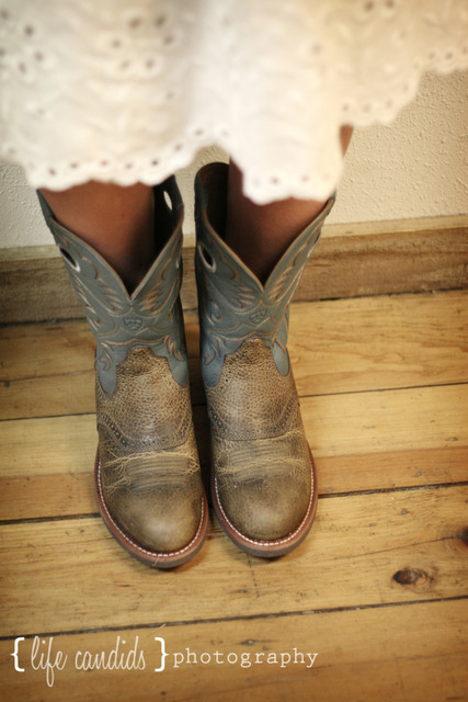 cowboy boots bride